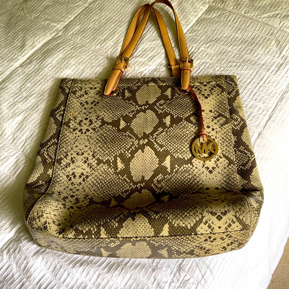 Snakeskins Michael Kors Laptop Bag
